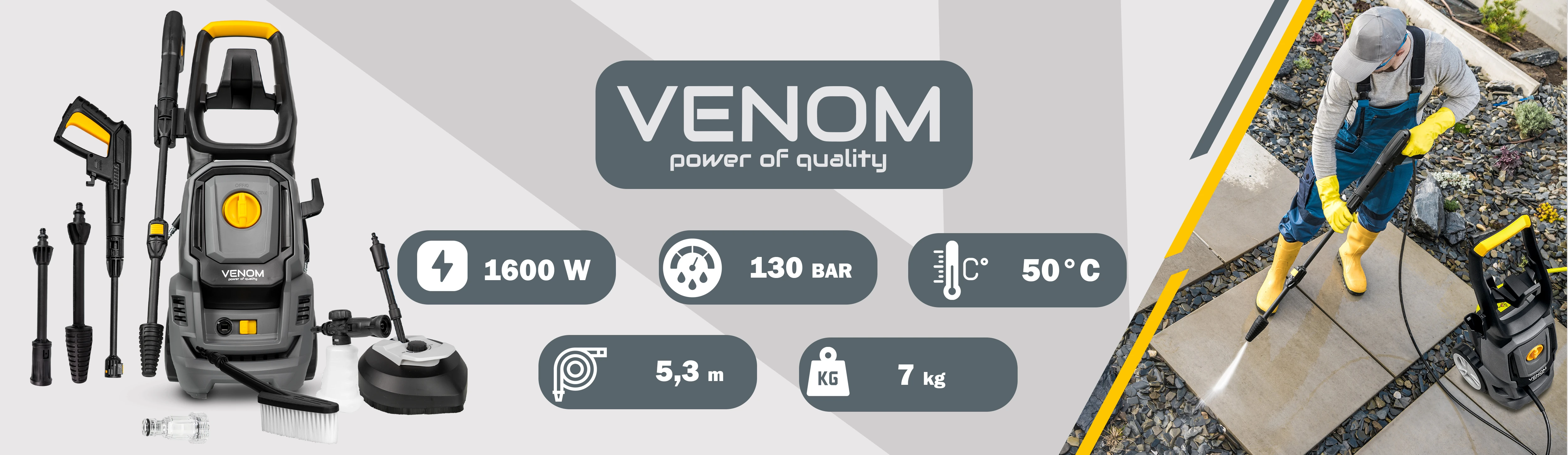 VENOM Pro 407 myjka wysokociśnieniowa