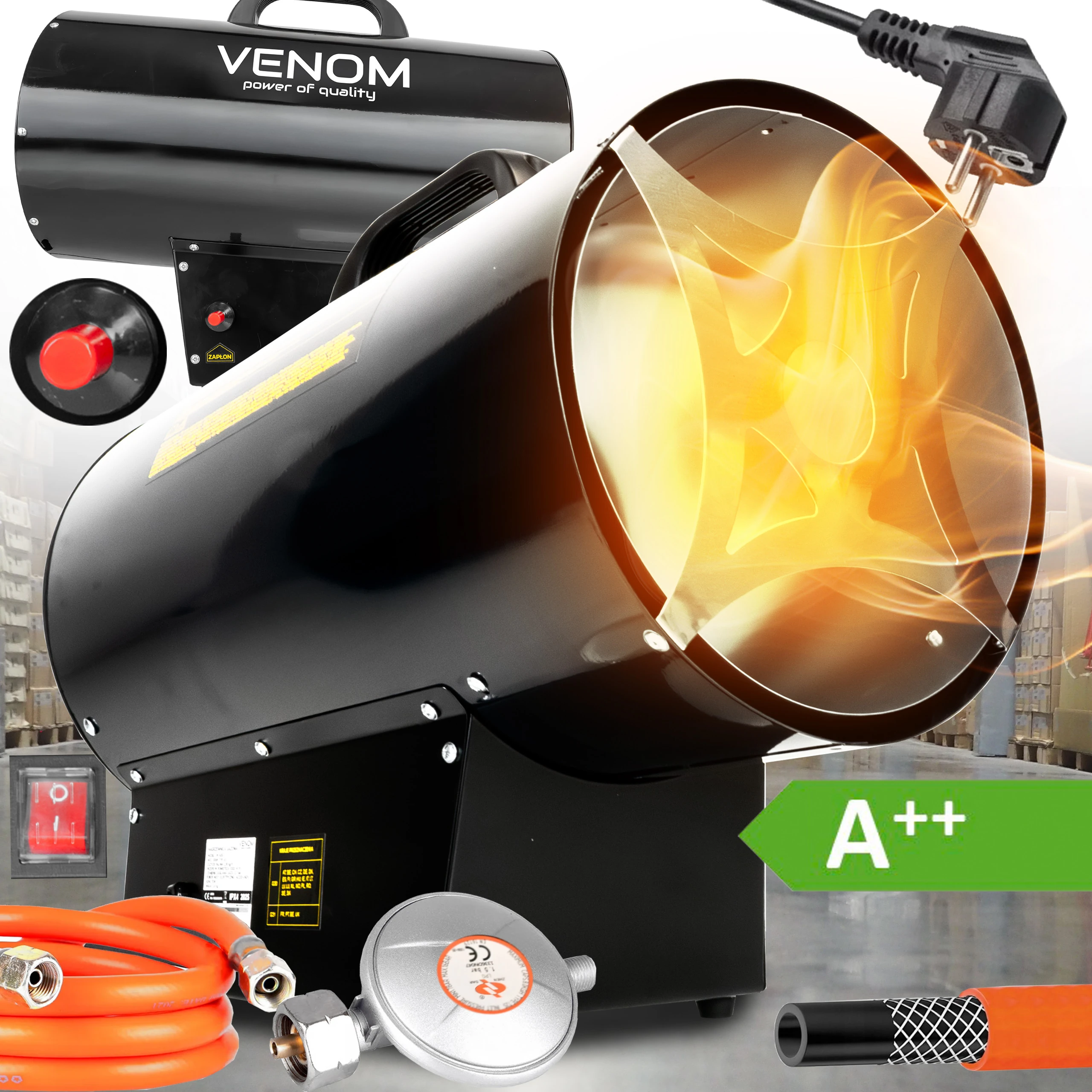 Nagrzewnica gazowa VENOM VN 1450