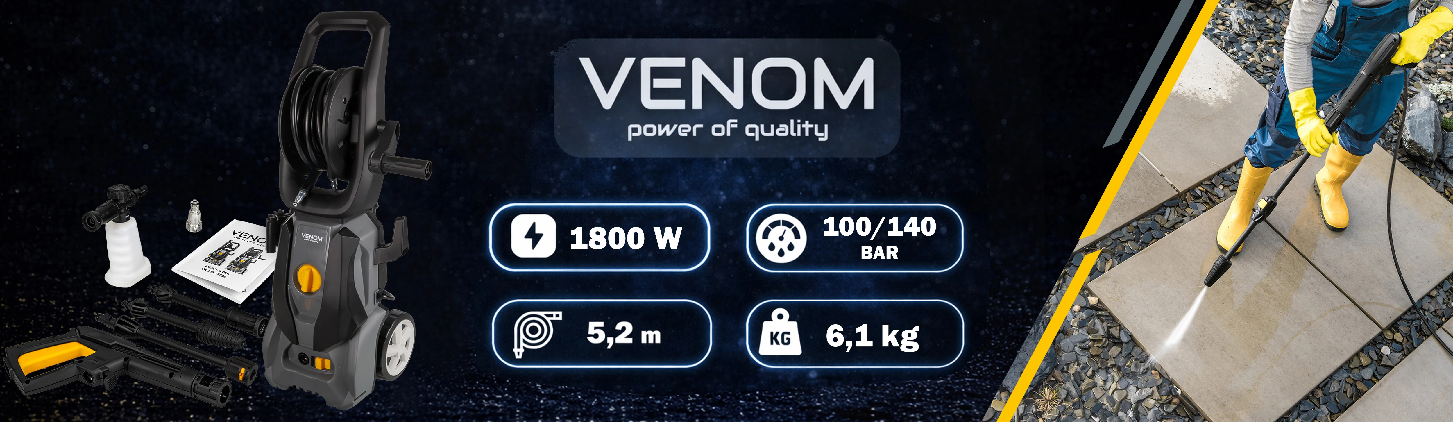 VENOM Pro 309-1800 myjka wysokociśnieniowa
