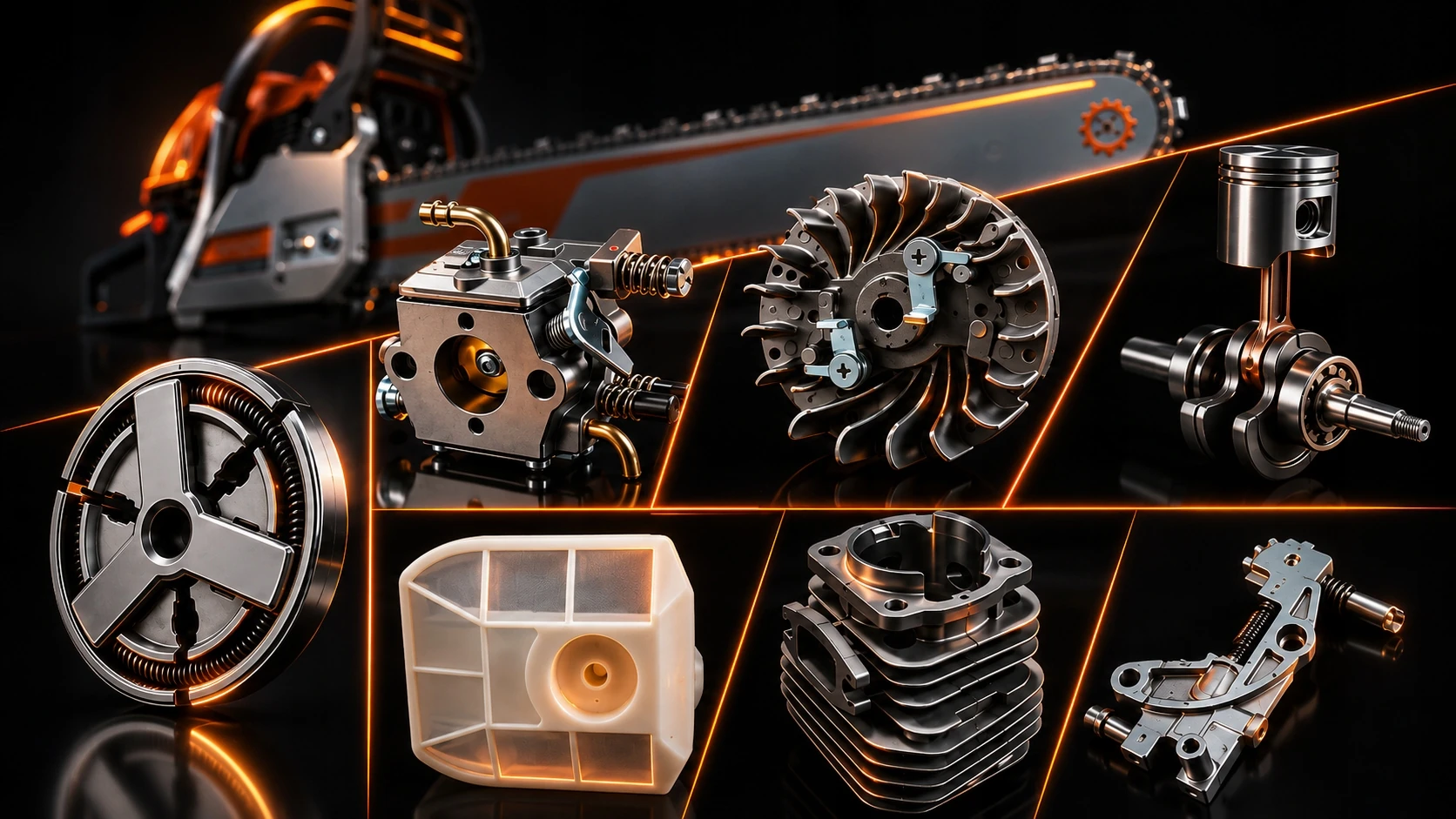 Prowadnice i łańcuchy VENOM VCS5802