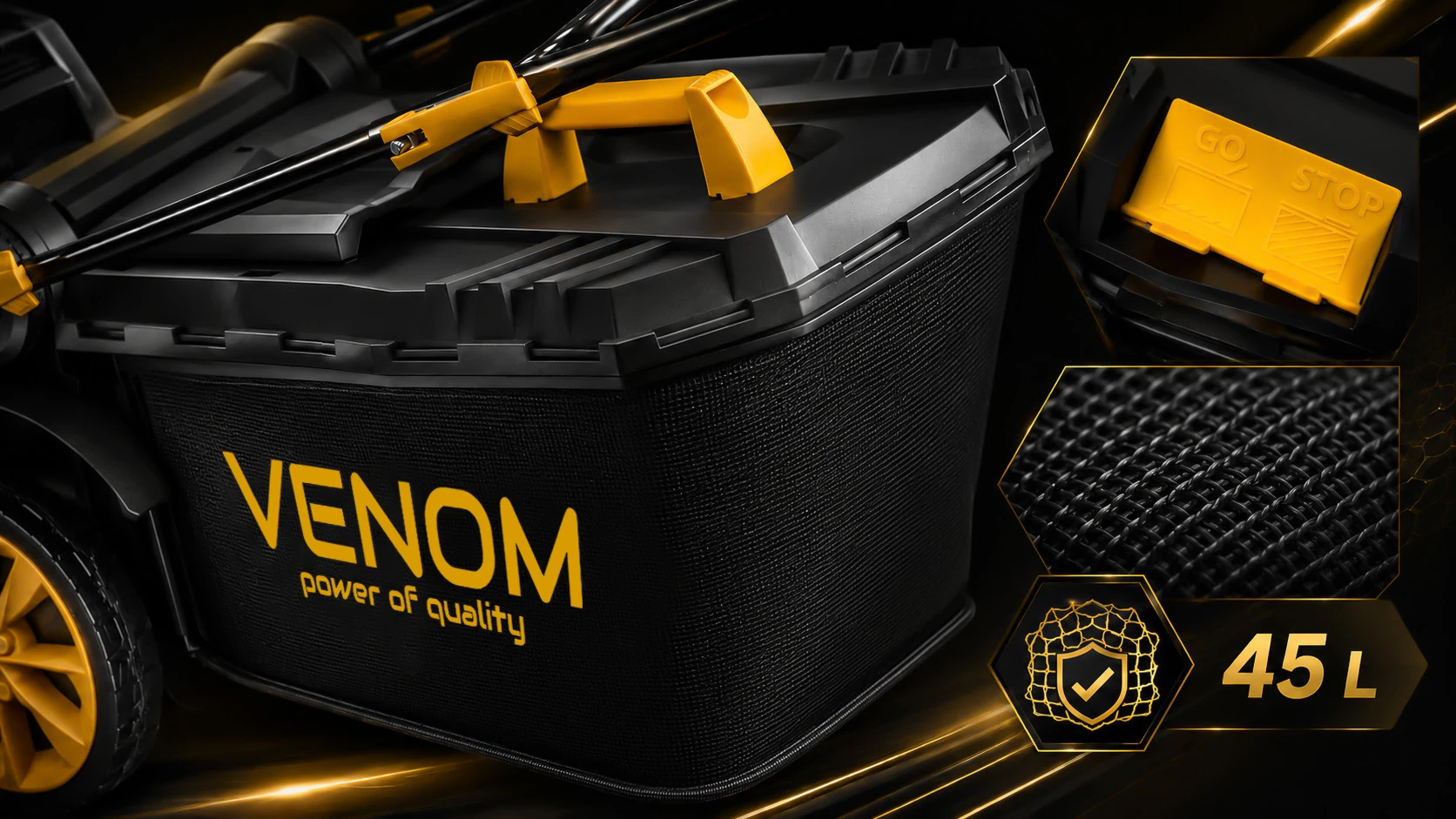 Kosz hybrydowy 45 l VENOM VEN PULSE 38