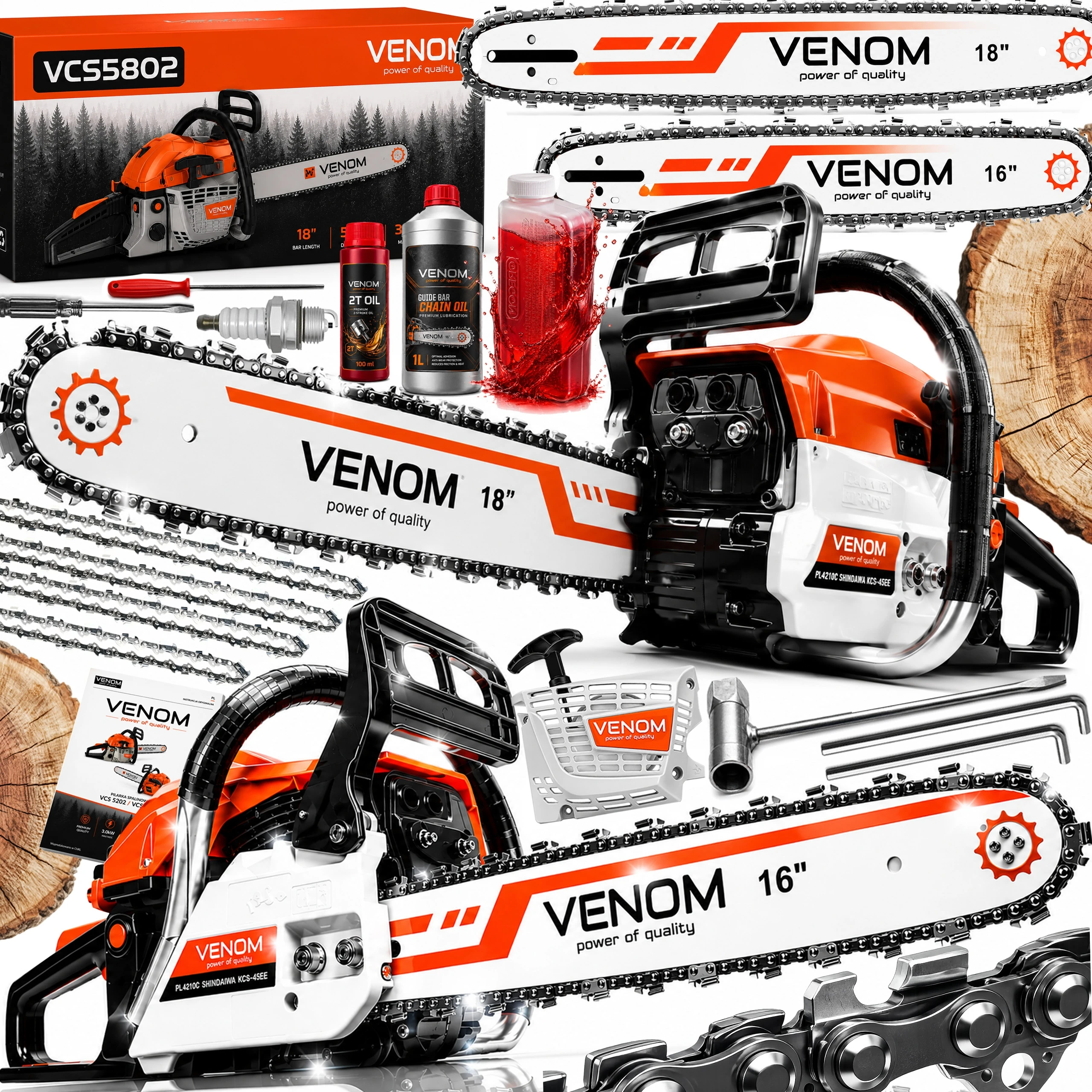 Zastosowanie pilarki VENOM VCS5802